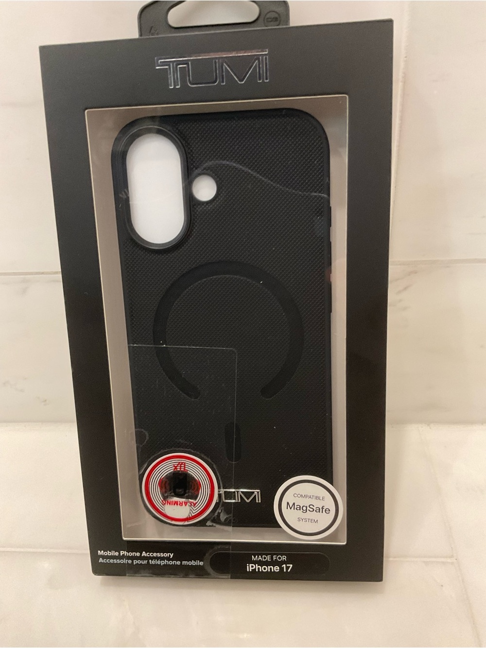 NIB Tumi Apple iPhone 17 Phone Case - MATTE TEXTURED BLACK